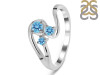 Blue Topaz Ring BTZ-RDR-2593.