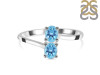 Blue Topaz Ring BTZ-RDR-2595.