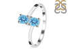Blue Topaz Ring BTZ-RDR-2595.