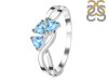 Blue Topaz Ring BTZ-RDR-2596.