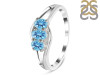 Blue Topaz Ring BTZ-RDR-2606.
