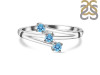 Blue Topaz Ring BTZ-RDR-2618.