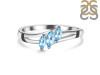 Blue Topaz Ring BTZ-RDR-2630.