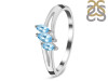 Blue Topaz Ring BTZ-RDR-2630.