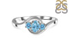 Blue Topaz Ring BTZ-RDR-2635.