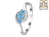 Blue Topaz Ring BTZ-RDR-2635.