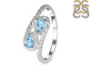 Blue Topaz Ring BTZ-RDR-2645.