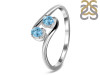 Blue Topaz Ring BTZ-RDR-2646.