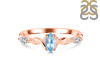 Blue Topaz Ring BTZ-RDR-2663.