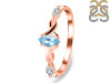 Blue Topaz Ring BTZ-RDR-2663.
