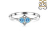 Blue Topaz Ring BTZ-RDR-2664.