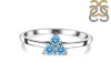 Blue Topaz Ring BTZ-RDR-2669.