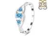 Blue Topaz Ring BTZ-RDR-2677.