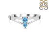 Blue Topaz Ring BTZ-RDR-2705.