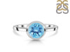 Blue Topaz Ring BTZ-RDR-2709.