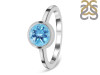 Blue Topaz Ring BTZ-RDR-2709.