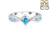 Blue Topaz Ring BTZ-RDR-2711.