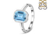 Blue Topaz Ring BTZ-RDR-2765.