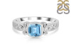 Blue Topaz Ring BTZ-RDR-2840.