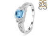 Blue Topaz Ring BTZ-RDR-2840.