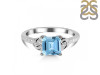 Blue Topaz Ring BTZ-RDR-2844.