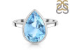 Blue Topaz Ring BTZ-RDR-2853.