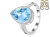 Blue Topaz Ring BTZ-RDR-2853.