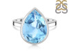 Blue Topaz Ring BTZ-RDR-2855.