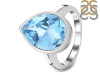 Blue Topaz Ring BTZ-RDR-2855.