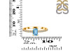 Blue Topaz & White Topaz Ring BTZ-RDR-3118.