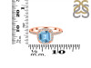 Blue Topaz & White Topaz Ring BTZ-RDR-3119.