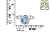 Blue Topaz & White Topaz Ring BTZ-RDR-3119.