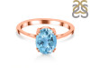  Blue Topaz Ring BTZ-RDR-3145.