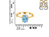  Blue Topaz Ring BTZ-RDR-3145.