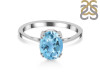  Blue Topaz Ring BTZ-RDR-3145.