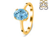  Blue Topaz Ring BTZ-RDR-3145.
