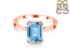 Blue Topaz Ring BTZ-RDR-3147.