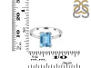 Blue Topaz Ring BTZ-RDR-3147.