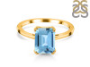 Blue Topaz Ring BTZ-RDR-3147.