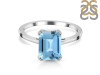 Blue Topaz Ring BTZ-RDR-3147.