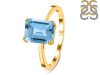 Blue Topaz Ring BTZ-RDR-3147.