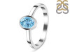 Blue Topaz Ring BTZ-RDR-3251.