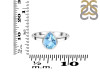 Blue Topaz Ring BTZ-RDR-3252.