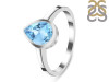 Blue Topaz Ring BTZ-RDR-3252.