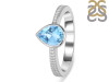 Blue Topaz Ring BTZ-RDR-347.