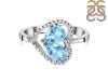 Blue Topaz Ring BTZ-RDR-35.