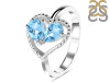 Blue Topaz Ring BTZ-RDR-35.