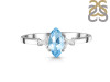 Blue Topaz Ring BTZ-RDR-354.