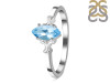 Blue Topaz Ring BTZ-RDR-354.