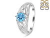 Blue Topaz Ring BTZ-RDR-360.